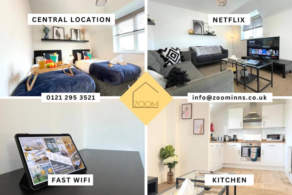 Apartmán Cosy 2Br Retreat, Near Uni & Qe Hospital, Parking Birmingham Exteriér fotografie